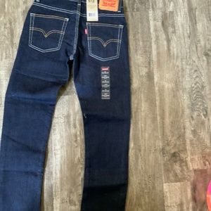 Levis blue jeans straight legs